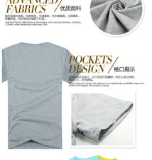 青春潮流新風尚 2014夏季新款男士短袖T恤解析