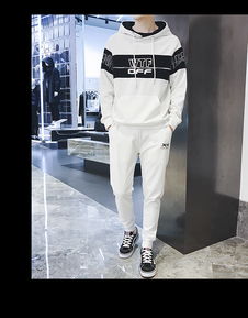 G2018春裝新款男士衛衣套裝 運動風尚，青春宣言